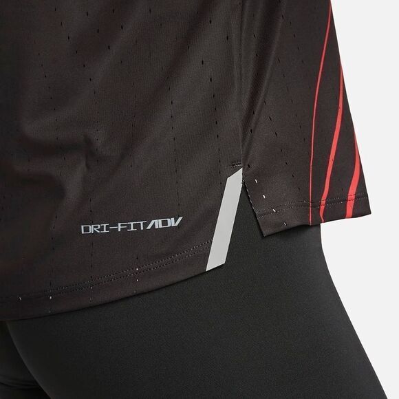 Nike Aeroswift Bowerman Track Club Running Tank Top Racing Singlet M Black Red - Picture 16 of 16